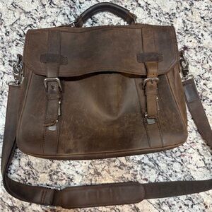 GENUINE Steel Horse Leather Satchel
